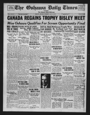 Oshawa Daily Times, 14 Jul 1927