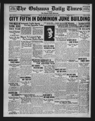 Oshawa Daily Times, 23 Jul 1927