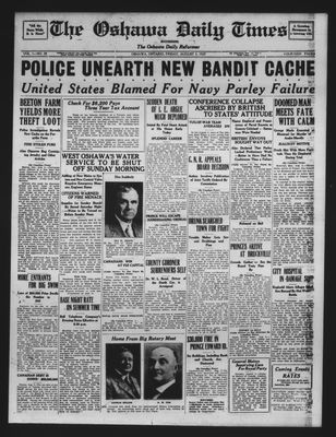 Oshawa Daily Times, 5 Aug 1927