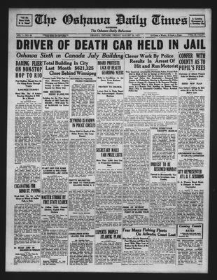 Oshawa Daily Times, 26 Aug 1927