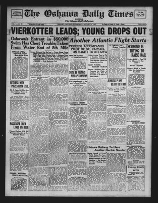 Oshawa Daily Times, 31 Aug 1927