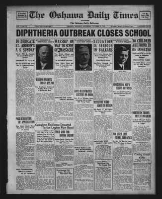 Oshawa Daily Times, 8 Oct 1927