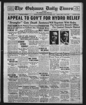 Oshawa Daily Times, 5 Nov 1927