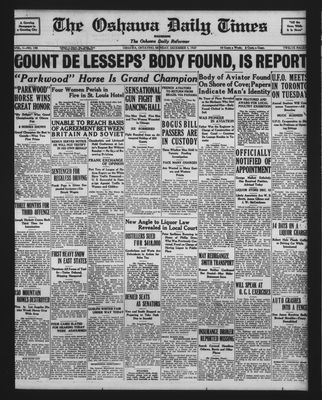 Oshawa Daily Times, 5 Dec 1927