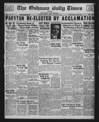 Oshawa Daily Times, 27 Dec 1927