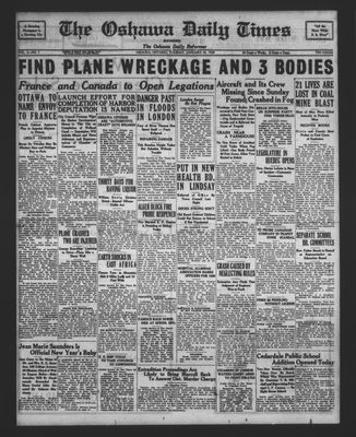 Oshawa Daily Times, 10 Jan 1928