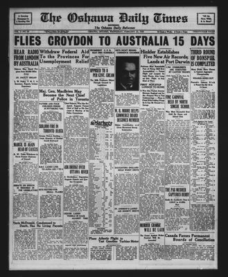 Oshawa Daily Times, 22 Feb 1928