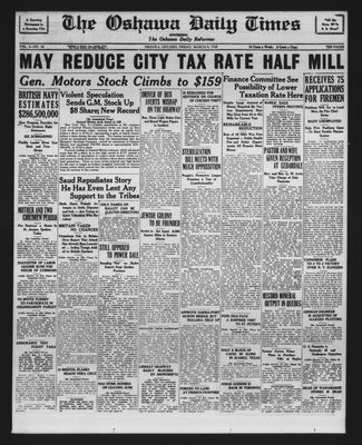 Oshawa Daily Times, 9 Mar 1928