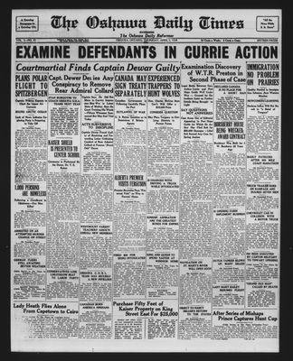 Oshawa Daily Times, 5 Apr 1928