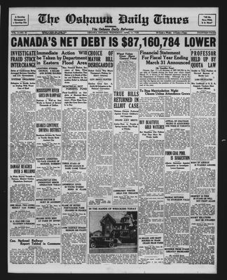 Oshawa Daily Times, 11 Apr 1928