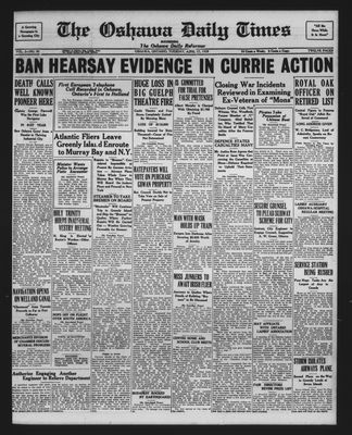 Oshawa Daily Times, 17 Apr 1928