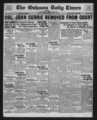 Oshawa Daily Times, 18 Apr 1928