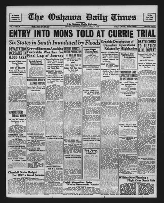 Oshawa Daily Times, 24 Apr 1928