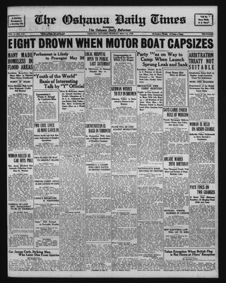 Oshawa Daily Times, 14 May 1928