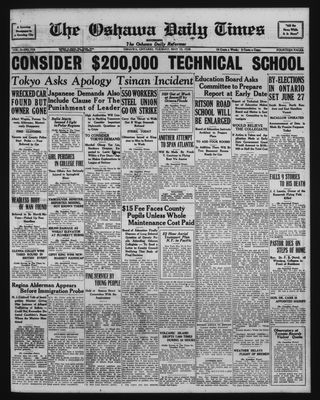 Oshawa Daily Times, 15 May 1928