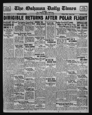 Oshawa Daily Times, 18 May 1928