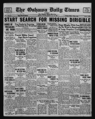 Oshawa Daily Times, 28 May 1928