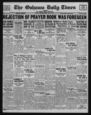 Oshawa Daily Times, 15 Jun 1928