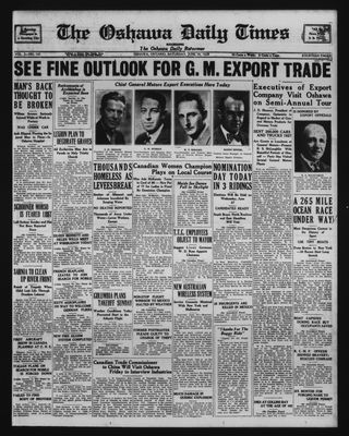 Oshawa Daily Times, 16 Jun 1928