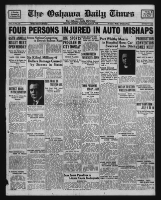 Oshawa Daily Times, 30 Jun 1928