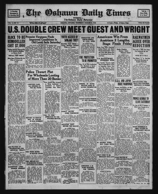 Oshawa Daily Times, 9 Aug 1928