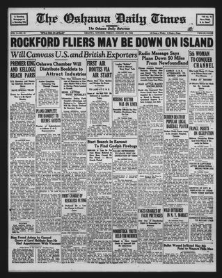 Oshawa Daily Times, 24 Aug 1928