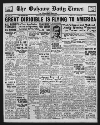 Oshawa Daily Times, 11 Oct 1928