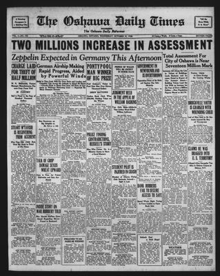 Oshawa Daily Times, 31 Oct 1928