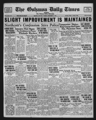 Oshawa Daily Times, 4 Dec 1928