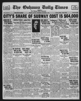 Oshawa Daily Times, 5 Dec 1928