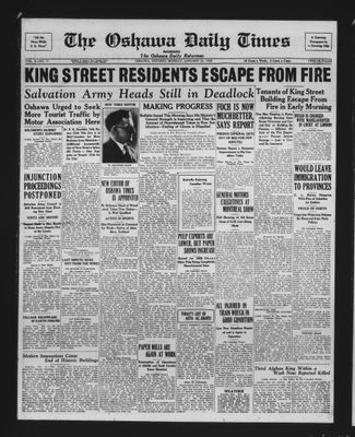 Oshawa Daily Times, 21 Jan 1929