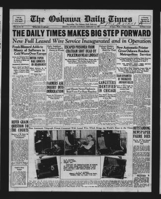 Oshawa Daily Times, 16 Feb 1929