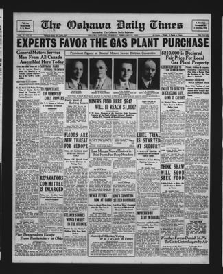 Oshawa Daily Times, 19 Feb 1929