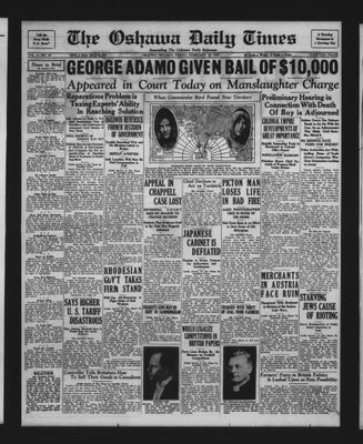 Oshawa Daily Times, 22 Feb 1929