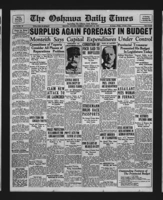 Oshawa Daily Times, 26 Feb 1929