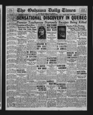 Oshawa Daily Times, 28 Feb 1929