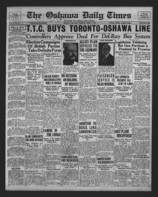 Oshawa Daily Times, 9 Apr 1929