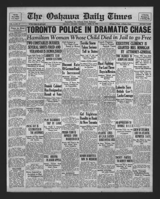 Oshawa Daily Times, 25 Apr 1929