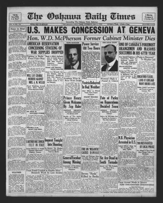 Oshawa Daily Times, 2 May 1929