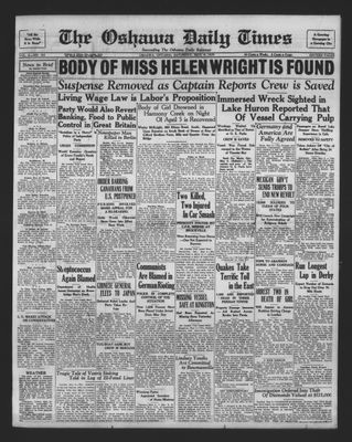 Oshawa Daily Times, 4 May 1929