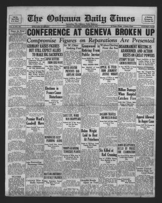 Oshawa Daily Times, 6 May 1929