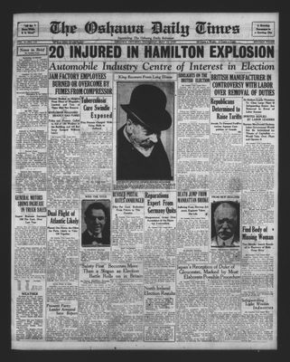 Oshawa Daily Times, 23 May 1929