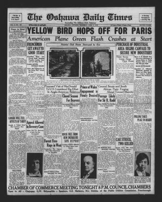 Oshawa Daily Times, 13 Jun 1929