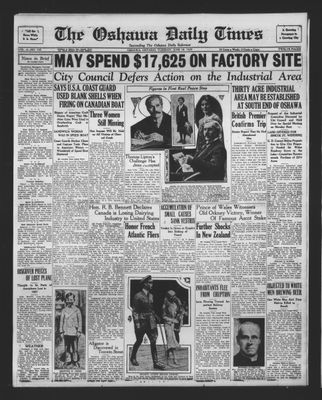 Oshawa Daily Times, 18 Jun 1929