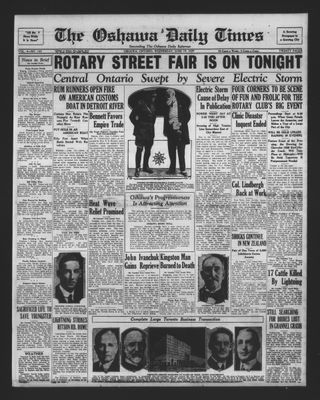 Oshawa Daily Times, 19 Jun 1929