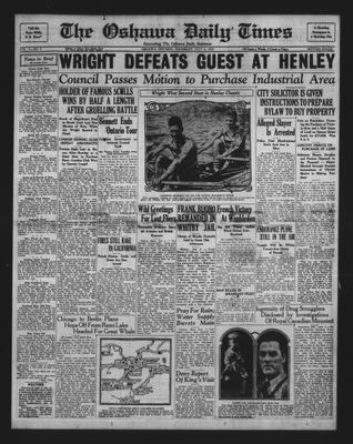 Oshawa Daily Times, 4 Jul 1929