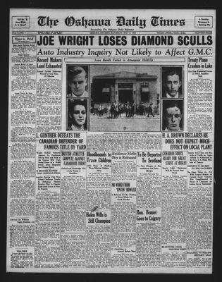 Oshawa Daily Times, 6 Jul 1929