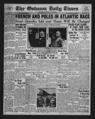 Oshawa Daily Times, 13 Jul 1929