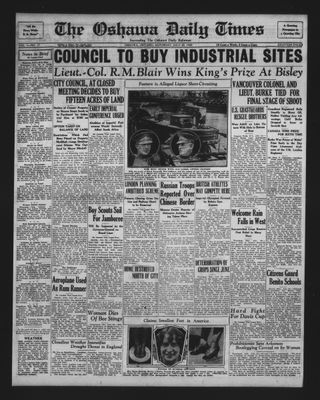 Oshawa Daily Times, 20 Jul 1929