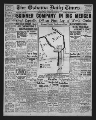 Oshawa Daily Times, 8 Aug 1929